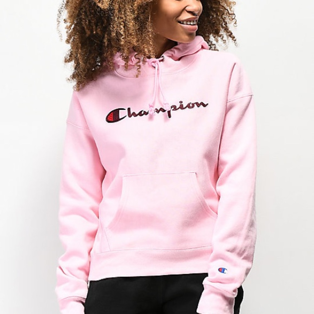 Pink Champion Hoodie